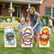 Superhero Birthday Party Yard Signs with Stakes, 24.8" x 15.8", Assorted Designs, Pack of 3
